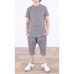 ENSEMBLE NAUTIK KID Gris Clair