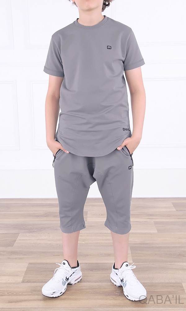 ENSEMBLE NAUTIK KID Gris Clair