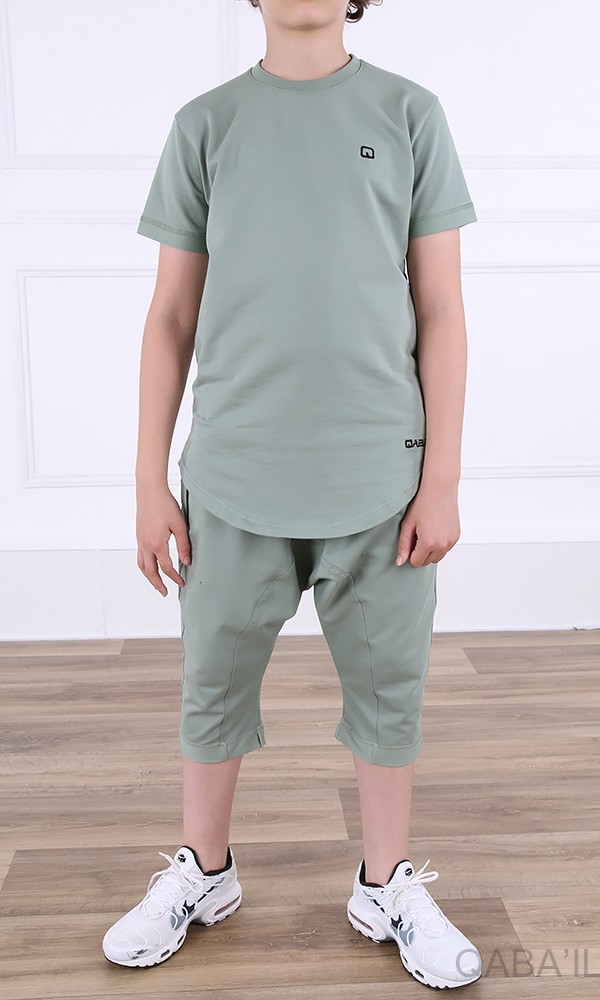 ENSEMBLE NAUTIK KID Vert Amande