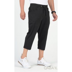 SAROUEL PANTACOURT COTON STRETCH Noir