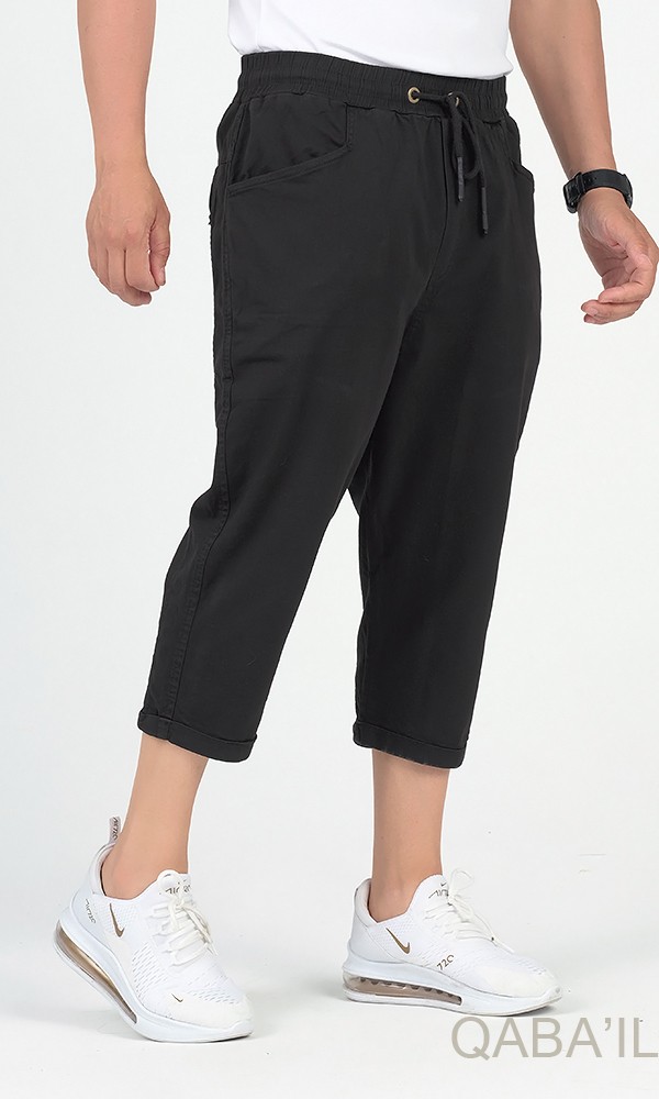 SAROUEL PANTACOURT COTON STRETCH Noir