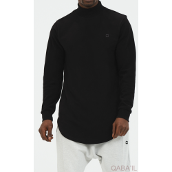 Pull Col Montant Noir