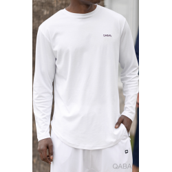 T-SHIRT MANCHE LONGUE LEGER BLANC