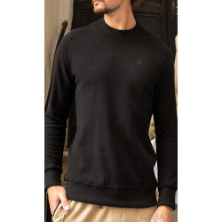 Pull Col Rond NOIR