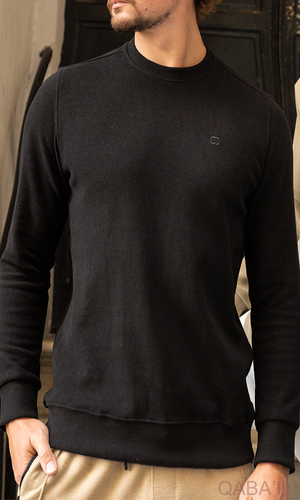 Pull Col Rond NOIR