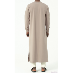 QAMIS LONG SHAM R24 TAUPE