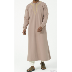 QAMIS LONG SHAM R24 TAUPE