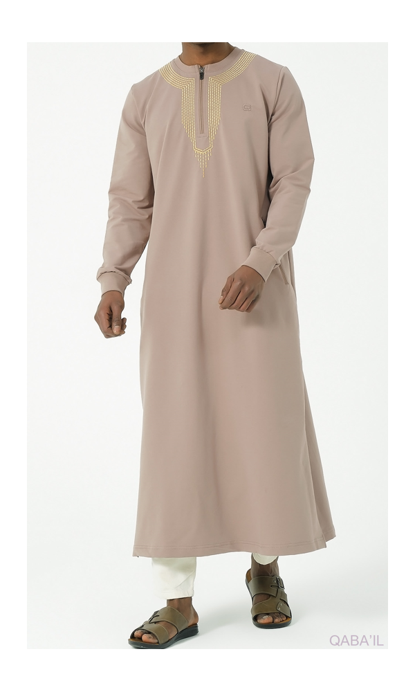 QAMIS LONG SHAM R24 TAUPE