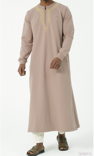 QAMIS LONG SHAM R24 TAUPE