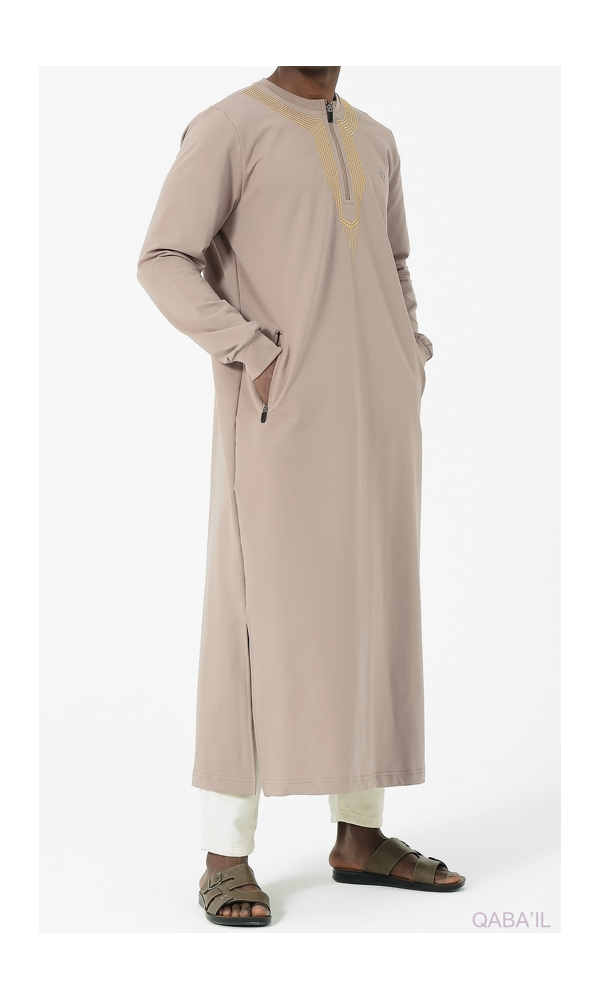 QAMIS LONG SHAM R24 TAUPE