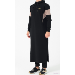 QAMIS LONG UNIK NOIR