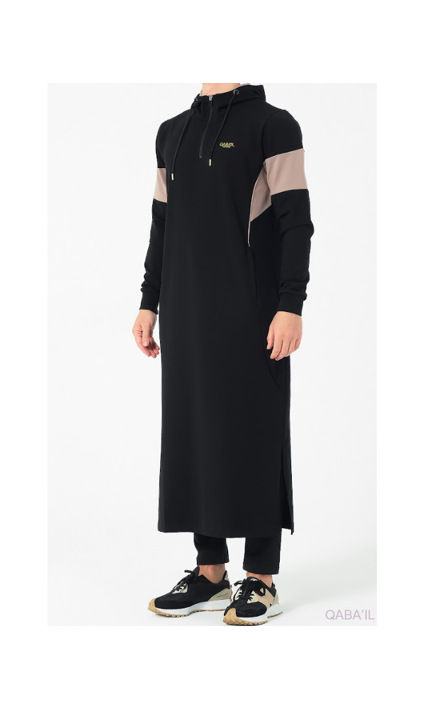 QAMIS LONG UNIK NOIR