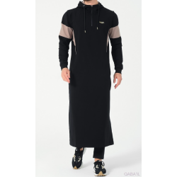 QAMIS LONG UNIK NOIR