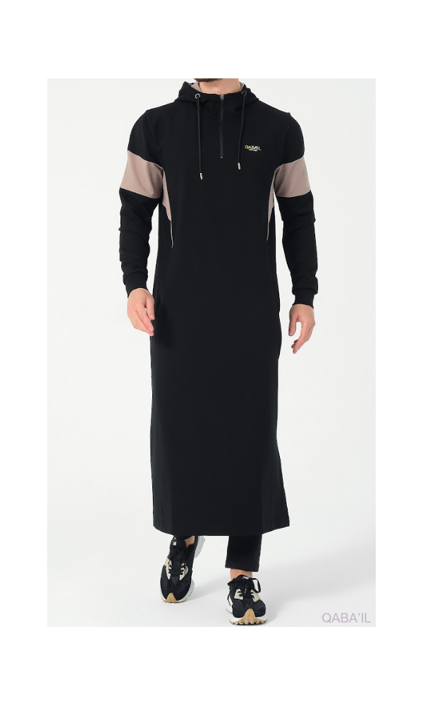 QAMIS LONG UNIK NOIR