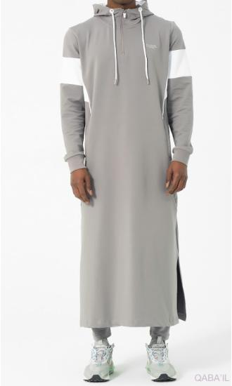 QAMIS LONG UNIK GRIS