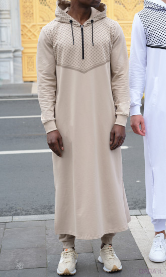 QAMIS LONG QUDS BEIGE