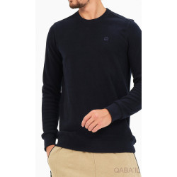 Pull Col Rond BLEU NUIT