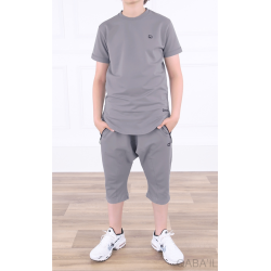 ENSEMBLE NAUTIK TEEN GRIS