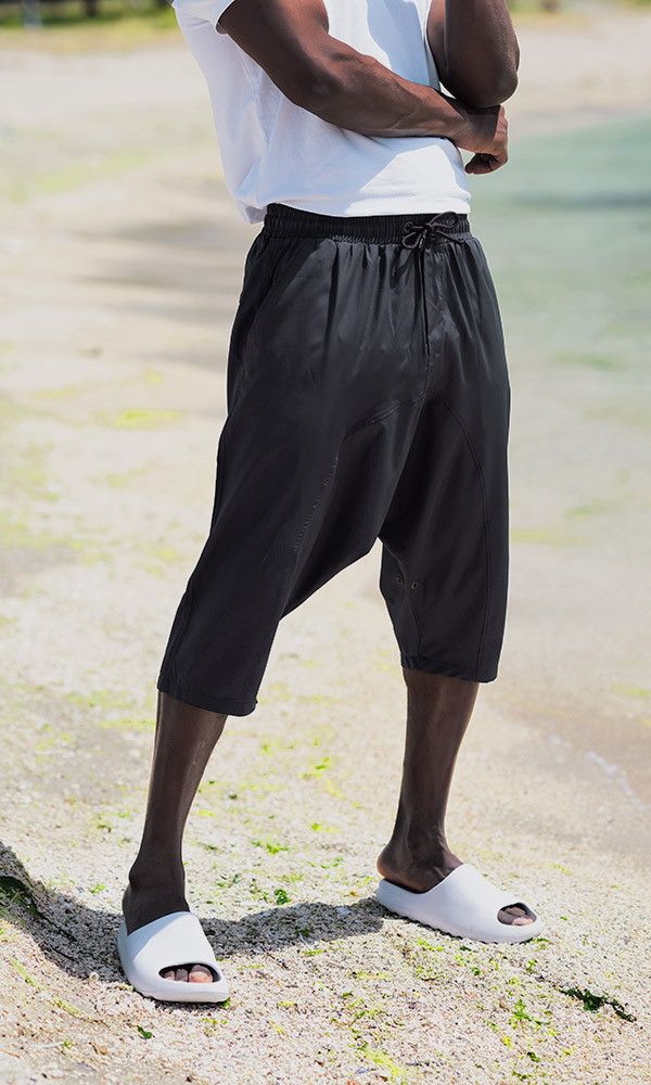 SAROUEL SHORT DE PLAGE (sans lycra) Anthracite