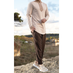 Pull Sweat Etniz Awqas Beige
