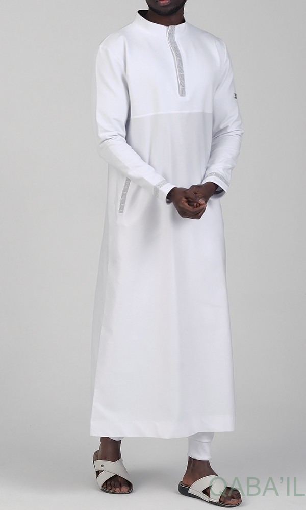 QAMIS LONG EMINENCE Blanc/Argent