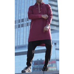 Qamis Court BASIC HOODY GS Bordeaux/Or