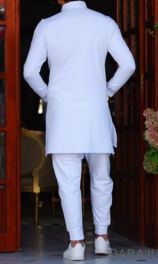 Qamis Court EMINENCE BLANC / ARGENT