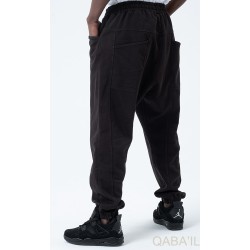 SAROUEL PANTS STRETCH Noir