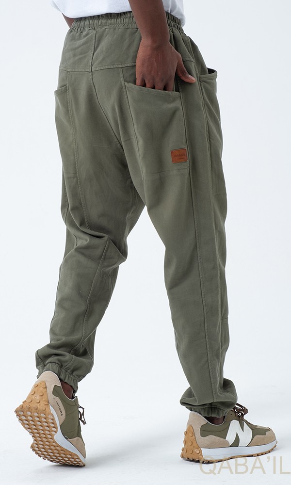 SAROUEL PANTS STRETCH KakiClair