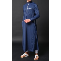 QAMIS AMIR "Gamme Premium" Bleu Nuit