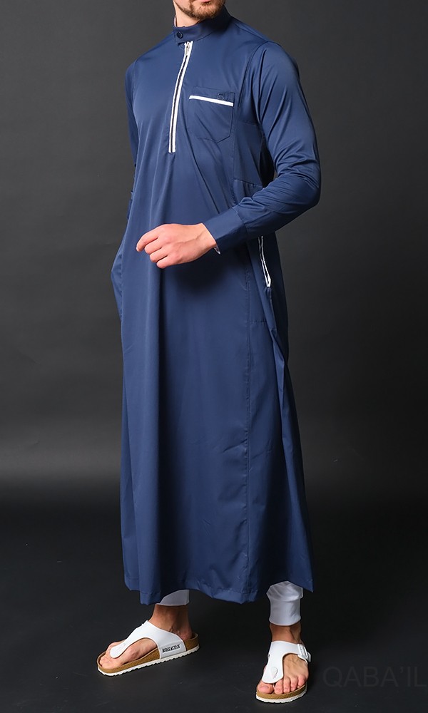 QAMIS AMIR "Gamme Premium" Bleu Nuit