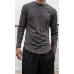 T-SHIRT MANCHE LONGUE LEGER Anthracite