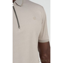 POLO ZIP UP Beige